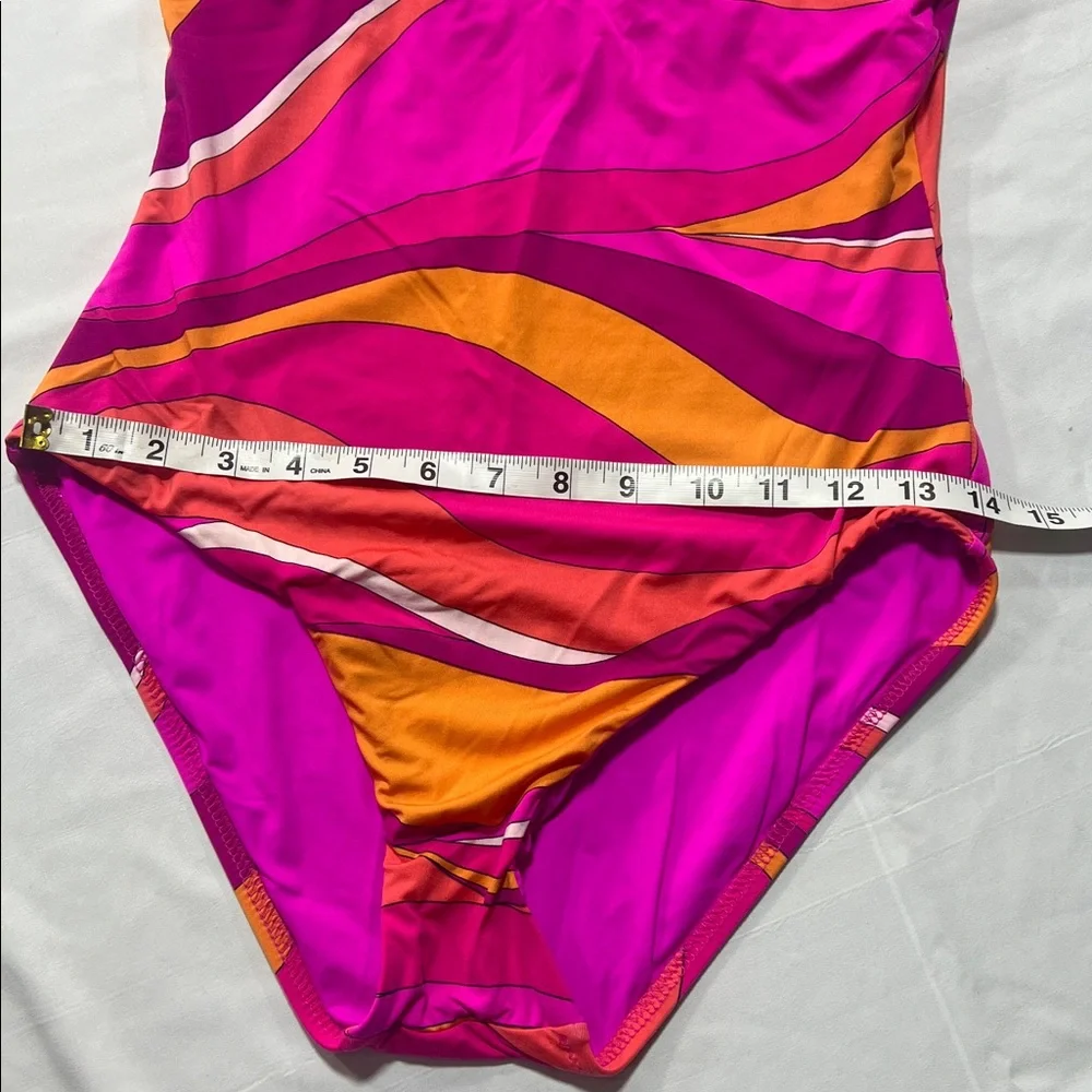 Trina Turk one piece swimsuit size 8 - Picture 7 of 9